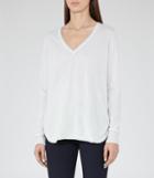 Reiss Celia - Womens Merino-wool Jumper In Blue, Size S