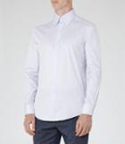 Reiss Lille - Mens Slim Stripe Shirt In Blue, Size S