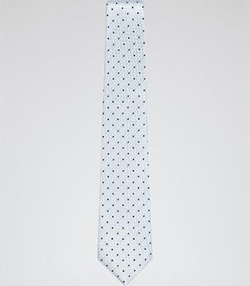 Reiss Dino Woven Dot Design Tie