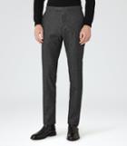 Reiss Charding T - Mens Slim-fit Trousers In Grey, Size 30
