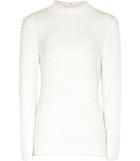 Reiss Eliza - Womens Textured High-neck Top In White, Size Xs