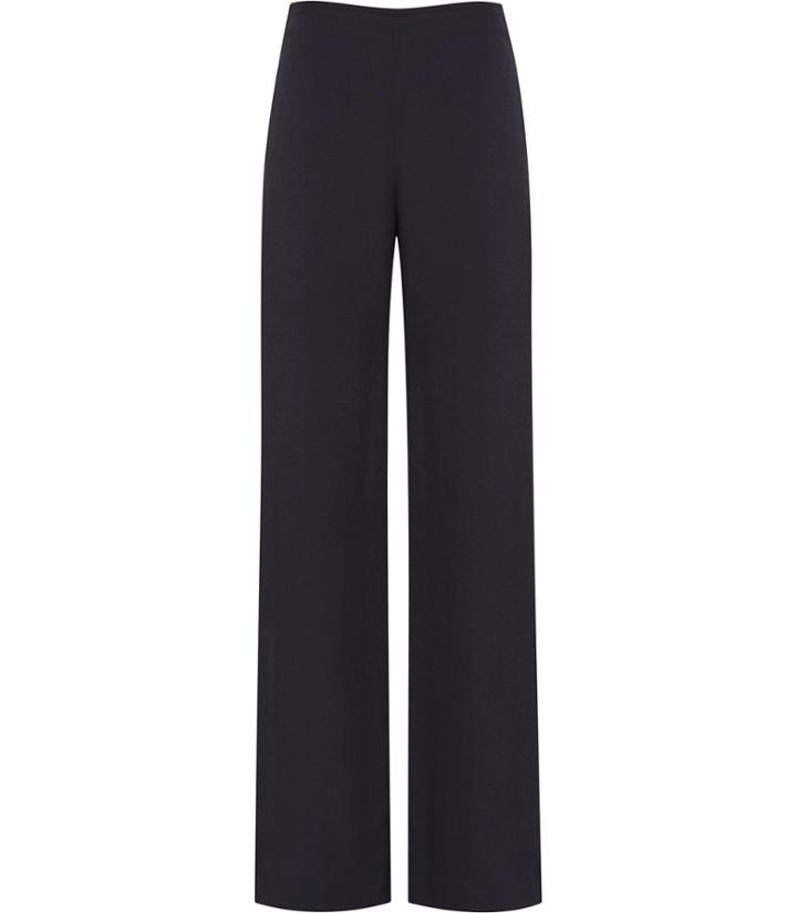 Reiss Becci - Womens Wide-leg Trousers In Blue, Size 8