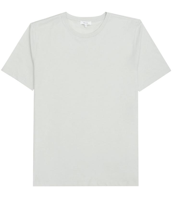 Reiss Bless Marl - Mens Crew Neck T-shirt In Blue, Size M