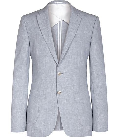 Reiss Monty B Linen And Cotton Blazer