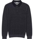 Reiss Bianco Knitted Polo Shirt