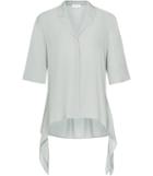 Reiss Panther - Womens Side-tie Blouse In Green, Size 4
