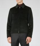 Reiss Moscow - Pocket Wool Jacket In Green, Mens, Size Xs