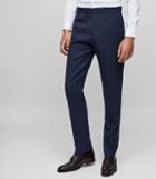 Reiss Jansen T - Slim-fit Wool Trousers In Blue, Mens, Size 28