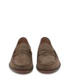 Reiss Lucas - Mens Suede Penny Loafers In Brown, Size 9