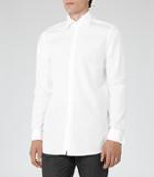 Reiss Blaine - Mens Double Cuff Shirt In White, Size S