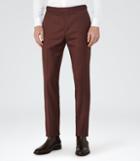 Reiss Houston T - Mens Slim-fit Trousers In Pink, Size 32