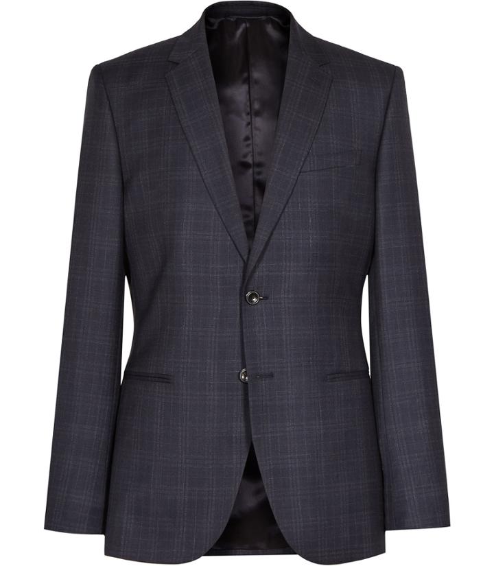Reiss Chester B - Modern-fit Wool Blazer In Blue, Mens, Size 36
