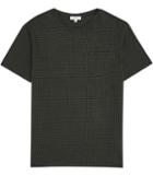 Reiss Wallace - Mens Jacquard Weave T-shirt In Brown, Size Xs