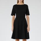 Reiss Tianna - Womens Fit And Flare Dress In Black