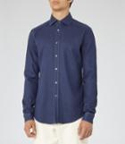 Reiss Denny - Slim-fit Shirt In Blue, Mens, Size Xs