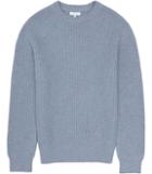 Reiss Jamie - Mens Ribbed Crew-neck Jumper In Blue, Size Xs
