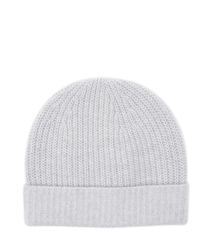 Reiss Holden - Mens Cashmere Beanie Hat In Grey
