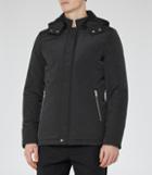 Reiss Elstree - Casual Hooded Jacket In Blue, Mens, Size Xs