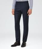 Reiss Frazier T - Mens Wool Tailored Trousers In Blue, Size 30