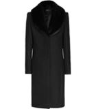 Reiss April Faux Fur Collar Coat