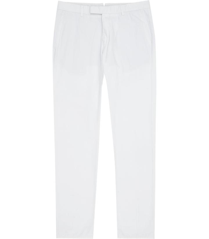 Reiss Tullum - Mens Heavyweight Twill Chinos In White, Size 28