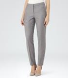Reiss Sammy Trouser - Womens Tailored Trousers In Grey, Size 6