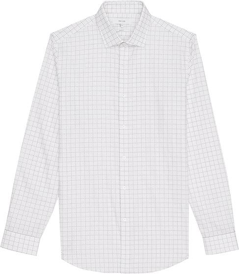 Reiss Spur Grid Check Shirt