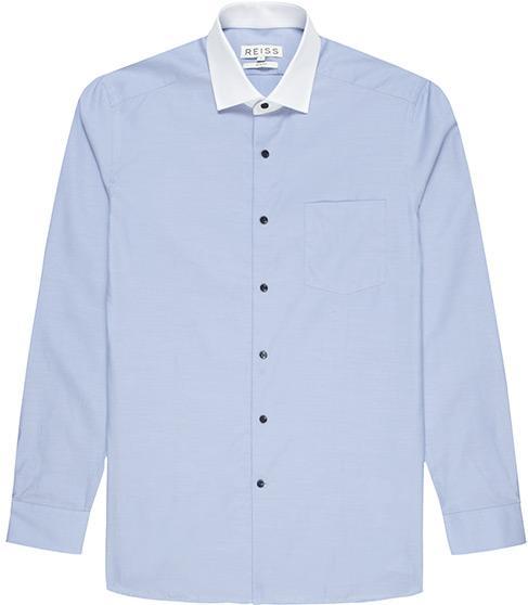 Reiss Colt Contrast Collar Shirt