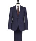 Reiss Daniel - Mens Peak Lapel Suit In Blue, Size 36