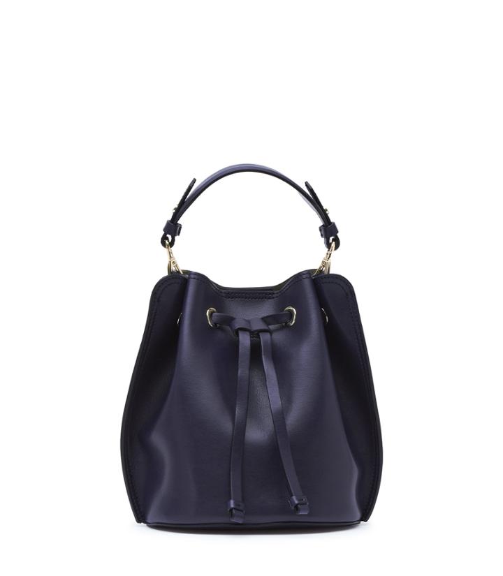 Reiss Madison Mini - Mini Bucket Bag In Blue, Womens