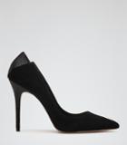 Reiss Jaime Suede Patterned Court Shoes