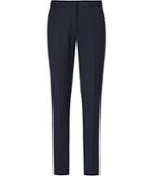 Reiss Indi Trouser - Womens Textured Tailored Trousers In Blue, Size 4