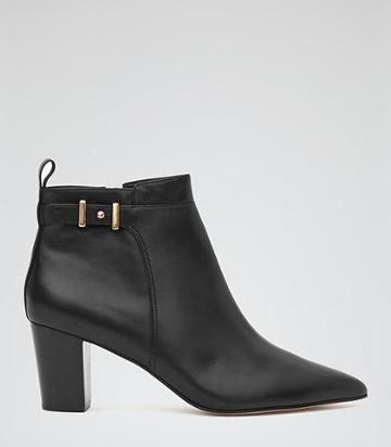 Reiss Bueller Low Heel Ankle Boots