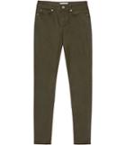 Reiss Stevie Coated - Womens Low-rise Skinny Jeans In Green, Size 24