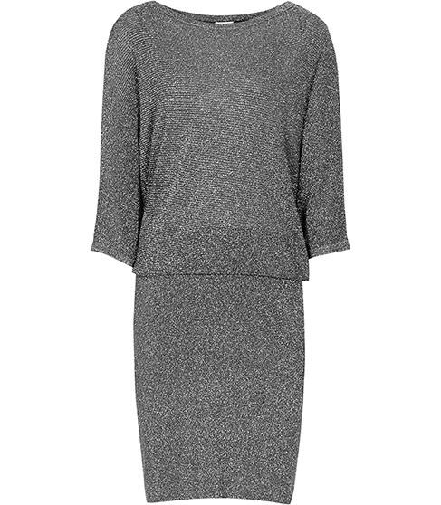 Reiss Watson Metallic Knitted Dress