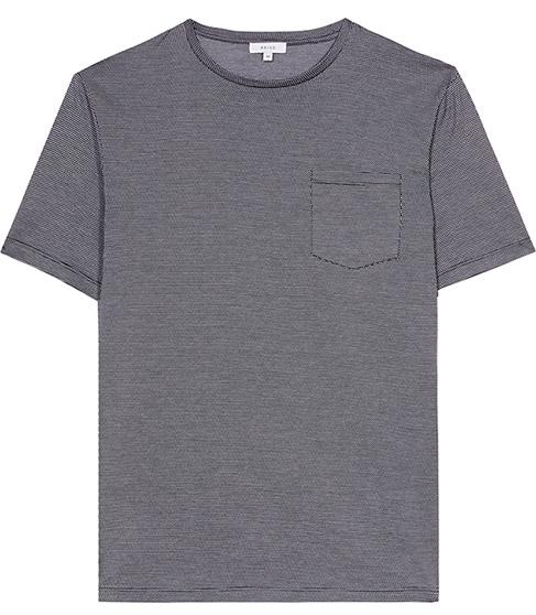 Reiss Dazzle Micro Print T-shirt
