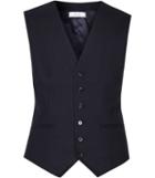 Reiss Matsuda W - Mens Six Button Waistcoat In Blue, Size 36