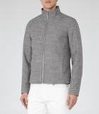 Reiss Ace - Mens Zip-front Jacket In Grey, Size S