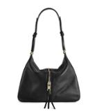 Reiss Broadwick - Leather Shoulder Bag In Black, Womens