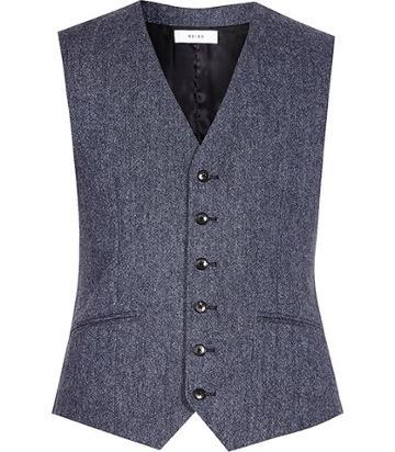 Reiss Tanaka W Modern Tailored Waistcoat