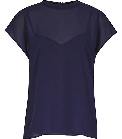 Reiss Aspen Semi-sheer Top