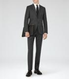 Reiss Henry - Wool Notch Lapel Suit In Grey, Mens, Size 36