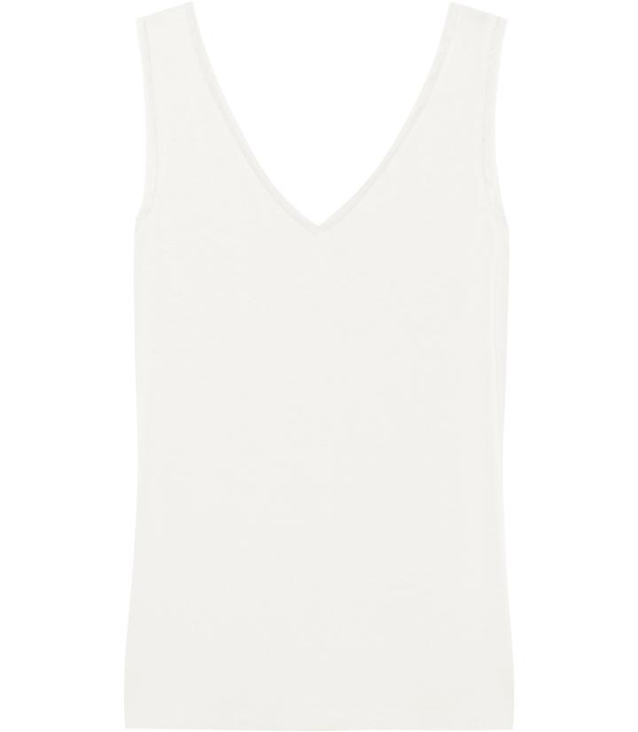 Reiss Ona - Womens V-neck Tank Top In White, Size S