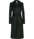 Reiss Forley - Womens Textured Longline Coat In Green, Size 4