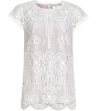 Reiss Etia - Womens Lace Top In Cream, Size 4