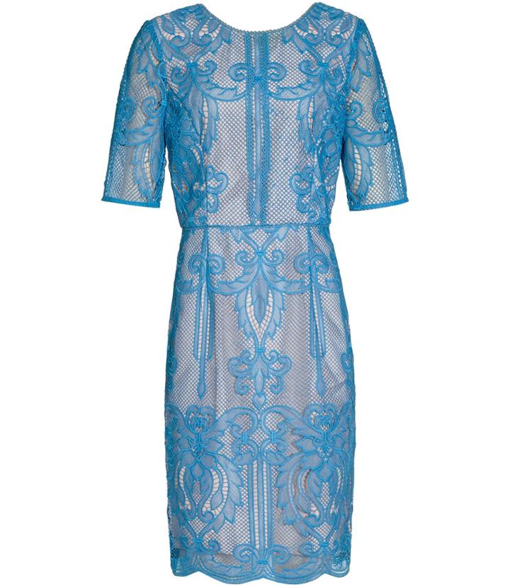 Reiss Zola - Womens Lace Dress In Blue, Size 4