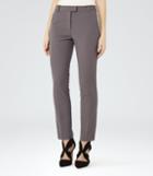 Reiss Joanne - Slim-leg Trousers In Grey, Womens, Size 2