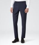 Reiss George T - Mens Slim-fit Tailored Trousers In Blue, Size 32