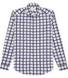 Reiss Barcelona - Mens Abstract Check Shirt In Blue, Size Xs