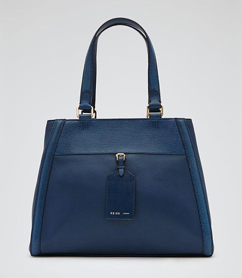 Reiss Harlow Luggage Tag Handbag